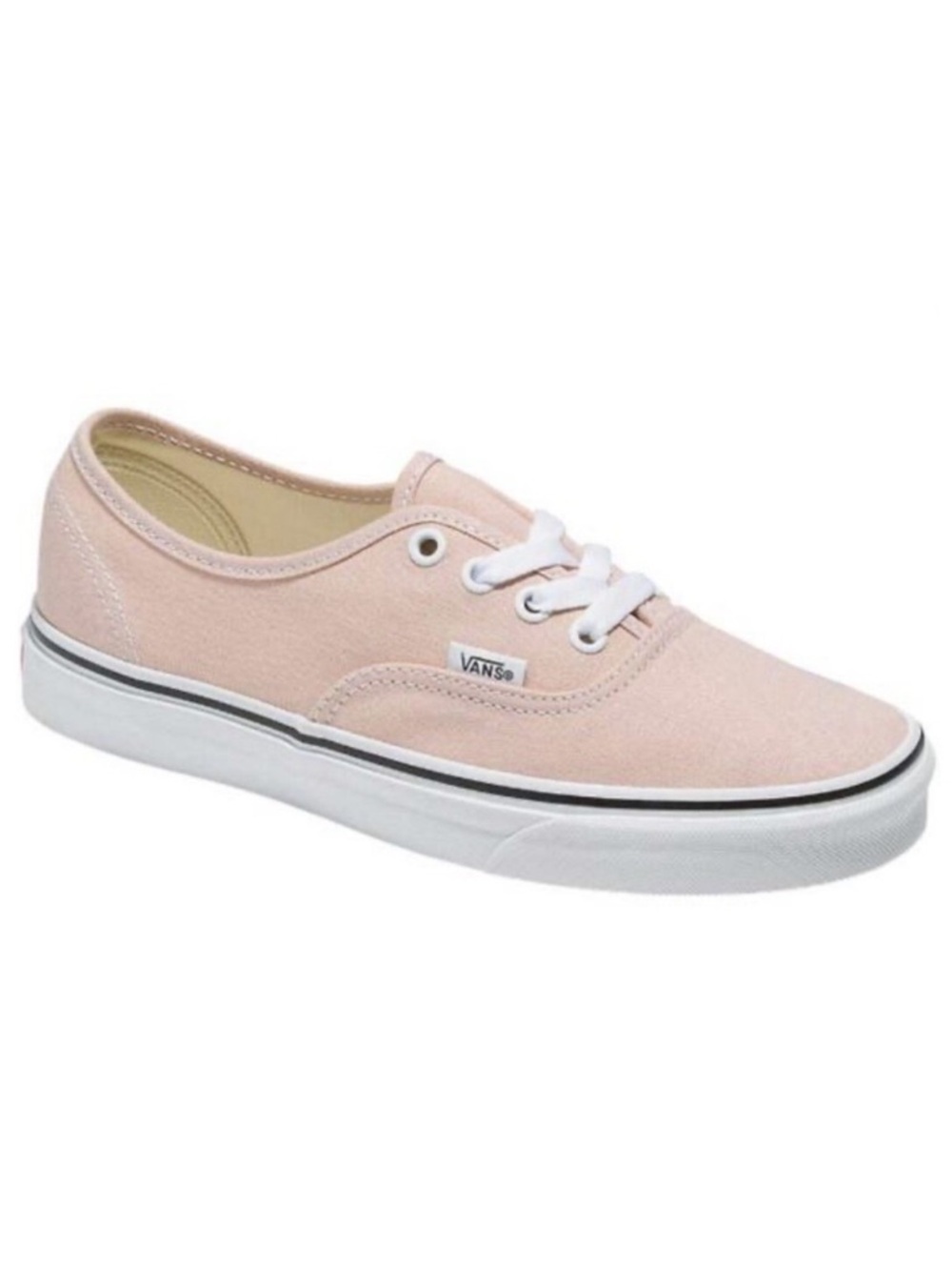 Vans Authentic Canvas Sneaker in Pale Pink size 7.5